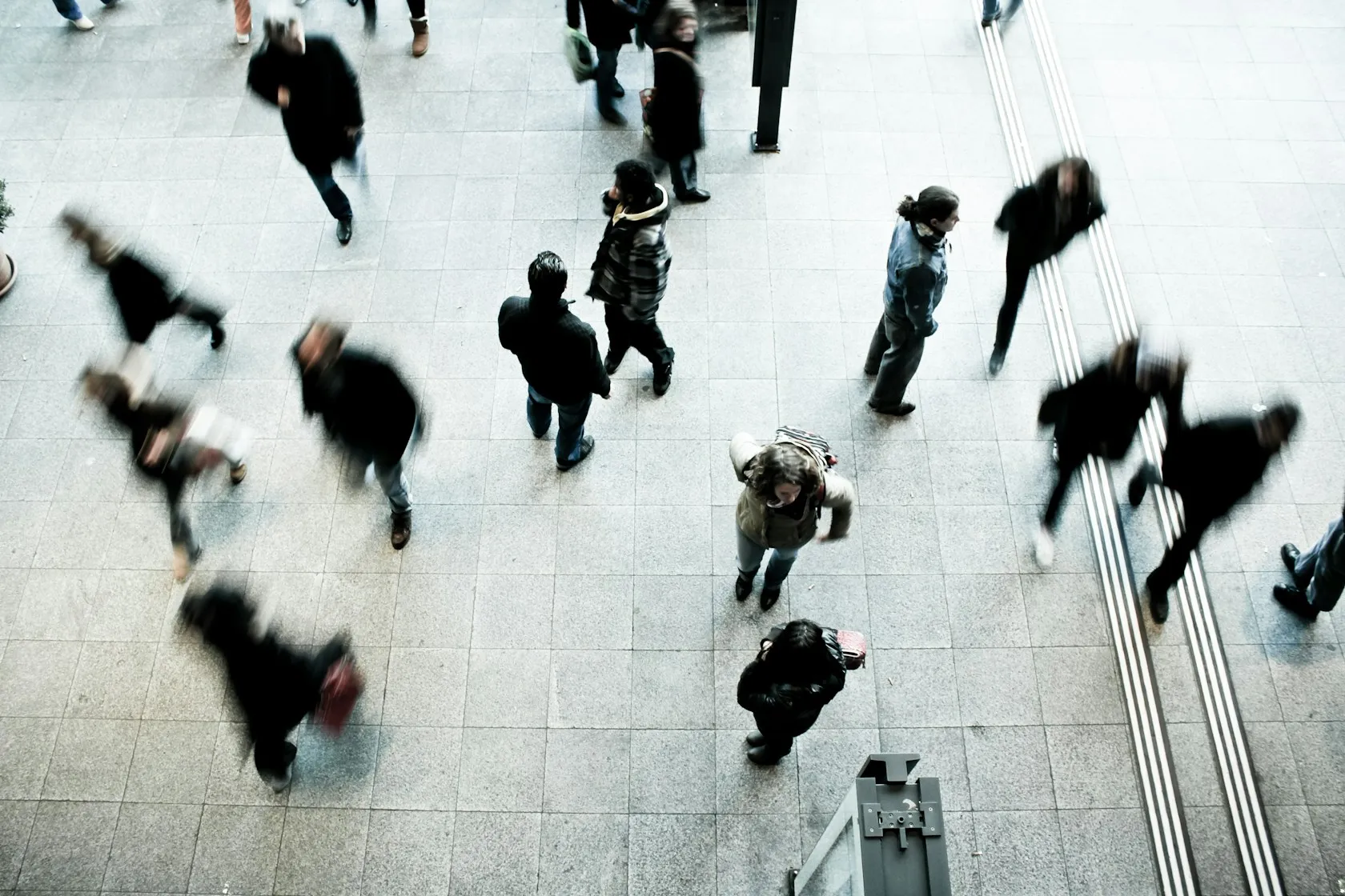 People walking inside Indonesia Pavilion